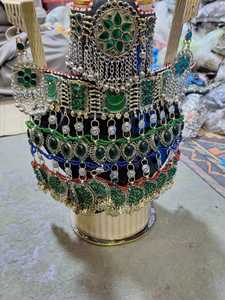 Ensemble de bijoux de collier respirant léger pour les mariages Ensembles de bijoux brodés à col complet artificiel haute performance - Product Image 5