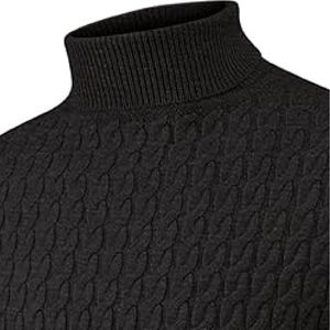 Suéter cálido de invierno de calidad profesional, suéter informal para hombre, suéter de punto de poliéster para hombre - Product Image 2