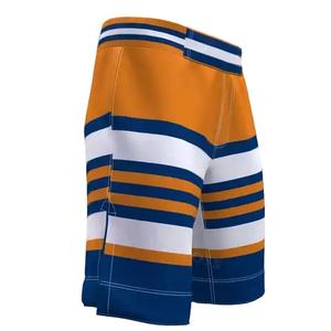 2025 nuevos pantalones cortos de boxeo personalizados de alta calidad para hombres, ropa de gimnasio de Kickboxing, pantalones cortos Mma de algodón al por mayor con logotipo - Product Image 2