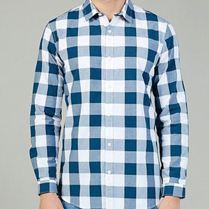 Camisa de manga larga de moda para hombre personalizada OEM camisa de manga larga de ropa de moda europea para hombre - Product Image 4