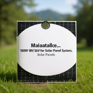 Panel Solar Policristalino de 100W 18V/36V para Sistema de Paneles Solares - Product Image 3