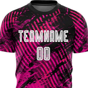 Kit de fútbol de sublimación completa personalizado para hombres y mujeres, camiseta de fútbol cómoda de tela ligera suave, 100% poliéster - Product Image 4