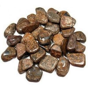 Pierre dégringolée Bronzite Cristal Naturel Gemme Sculpté Reiki Chakra pour Guérir En Vrac En Gros Paon Agate Galet - Product Image 1