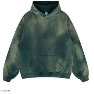 Custom Logo Printed <b>Thick</b> Heavyweight Oversized Hoodie Men 450-600 Gsm Terry Fabric Drop Shoulder Unisex Sweatshirts - Product Image 3