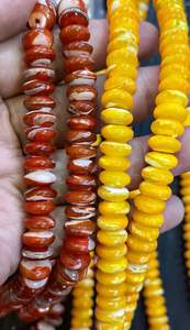 Cuentas de Resina Epoxi Nuevas, Transparentes, Color Naranja, Tasbih en Existencia para la Venta, Cuentas Baratas, Rosarios Islámicos, Joyería Religiosa Católica - Product Image 5