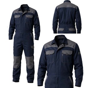 Combinaison de travail personnalisée respirante et ignifuge, uniforme de soudage en polyester à séchage rapide pour mécanicien automobile - Product Image 2