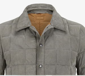 Veste en cuir coupe-vent à logo personnalisé Vestes de mode d'hiver pour hommes - Product Image 3