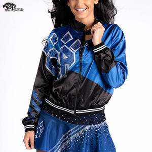 แจ็กเก็ตเลตเตอร์แมนสำหรับผู้หญิงคอตั้งผ้าซาตินบอมเบอร์ฤดูหนาวออกแบบ2025ได้ตามต้องการสำหรับคู่รักเครื่องแต่งกายแนวสตรีท - Product Image 6