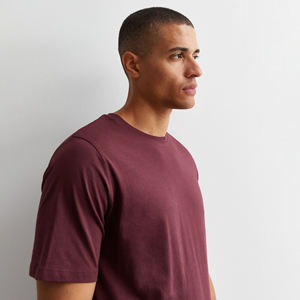 เสื้อยืดกันเหงื่อผ้าเกล็ดปลาทำจากผ้าฝ้าย100% ออร์แกนิกสำหรับผู้ชายเสื้อยืดผ้าถักโอเวอร์ไซส์ใหญ่พิเศษทำจากผ้าฝ้าย Pima 300 GSM - Product Image 2