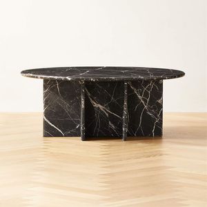 Mesa de centro redonda de Arte de diseño moderno creativo completo nórdico simple pequeño apartamento ámbar pétalo modelo mesa auxiliar - Product Image 5