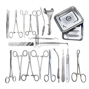 Vente chaude Premium 39 pièces obstétrique gynécologie Instruments chirurgicaux ensemble boîte en acier allemand acier inoxydable manuel Source d'alimentation CE - Product Image 1