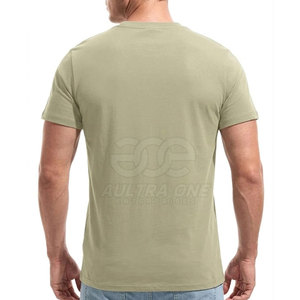 Camiseta Casual para Hombre, 100% Algodón, Tejido Transpirable, Ligera, Lisa, de Manga Corta, Estilo Moderno para el Verano - Product Image 2