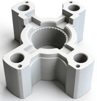 Composant mécanique imprimé en 3D de haute précision, pièce fonctionnelle à structure complexe, fabrication sur mesure, tolérance de 0,1, déformation thermique à 85°C