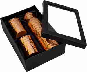 Premium Quality <b>Copper</b> Water Bottle with <b>Glass</b> - Product Image 4