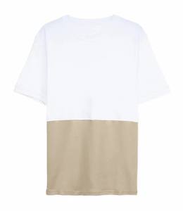 Fabricante personalizado de alta calidad, Camiseta cómoda de tela para hombre, ropa de calle de talla grande, dos tonos de Color, cuello redondo, manga corta - Product Image 6