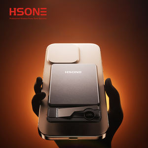 Batería Externa Magnética F15 Ultrafina de Aleación de Aluminio con Logotipo OEM, 10000 mAh, Carga Rápida de 15 W, Pantalla Digital, para Uso en Exteriores - Product Image 1