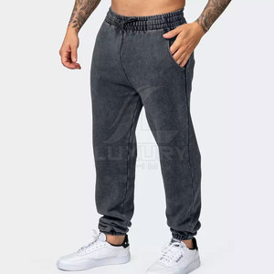 Premium Quality Acid Wash <b>Trouser</b> Mid Casual 100% Cotton Lightweight Customized Team Logo Top Selling <b>Trousers</b> for Online Sale - Product Image 1