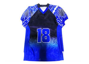 ชุดกีฬาแขนสั้นใส่สบายชุดอเมริกันฟุตบอลผลิตจากวัสดุตั้งสูง - Product Image 2