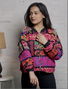 Veste Banjara en tissu vintage recyclé - Product Image 1
