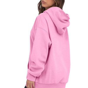 Fabrication de sweats à capuche surdimensionnés personnalisés, sweats à capuche streetwear hip-hop pour femmes, motifs et logos personnalisés, épaules tombantes - Product Image 2