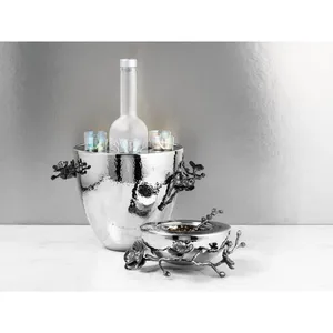 Seau à glace martelé robuste, utilisation professionnelle pour les événements et les fêtes, finition cuivre, seau à glace en métal de luxe, tendance fabriqué par Zahid Exports - Product Image 6