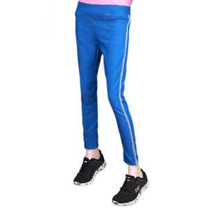 Jeggings rayés pour femmes - Bleu royal - Product Image 4