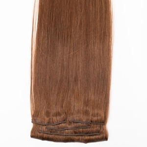 Extensions de cheveux humains colorés paquets de trame Clip Ins Set cheveux queues de cheval I conseils Extensions - Product Image 1