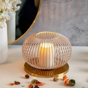 Available High Quality Round Available Glass Candle Jar for Home & Hotel Decoration New Design Best Price Metal Candle <b>Lantern</b> - Product Image 2