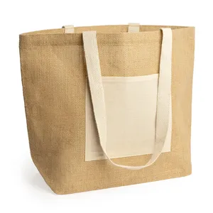 Borse Tote in Iuta Personalizzate Brogrund, Prodotto Promozionale per Merchandising - Product Image 1