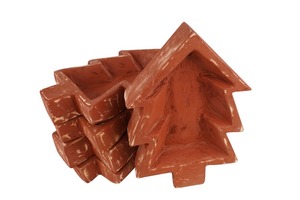 Lujo romántico árbol de Navidad en forma de vela perfumada tallada a mano de madera masa tazón vacaciones barras decorativas al por mayor hecho Viet - Product Image 3