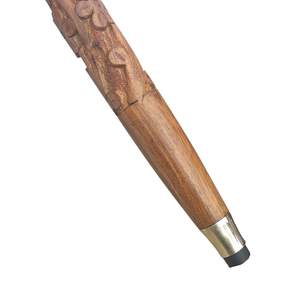 Bâton de marche CANNE en bois sculpture à la main sculpté à la main canne de marche pour homme femme canne de marche légère - Product Image 5