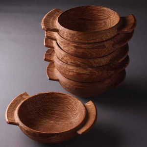 Precio barato Cuenco para servir con asas Cuenco para servir de madera natural Utensilios de cocina Venta al por mayor Fábrica de Vietnam - Product Image 3