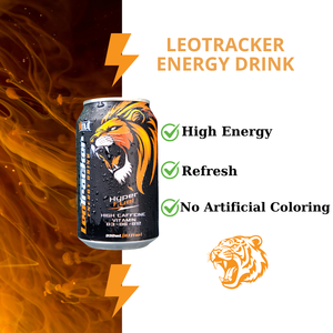Certification complète 330ml Can Leotracker Boissons énergisantes-Rafraîchir Prix de gros OEM ODM Personnalisable Échantillon gratuit HALAL ISO - Product Image 4