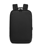 Sac à dos pour ordinateur portable en cuir PU grande capacité, coque rigide, imperméable, imprimé sérigraphié, décontracté, pour affaires et voyages, pour hommes