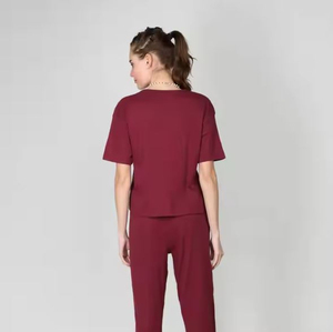 Tie Dye femmes ensemble vêtements de salon haut court et pantalon OEM marque personnalisée fournisseur prix de gros pas cher services OEM - Product Image 2