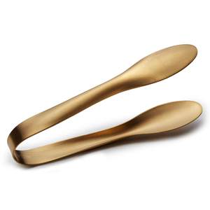 Utensilios de Cocina Ergonómicos de Latón de Lujo, Pinzas para Ensalada y Pan/Pastel Sostenibles para Bodas, Catering, Uso en Hoteles y Bufés - Product Image 6