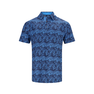 Tissu tricoté léger à séchage rapide pour polo T-Shirts 100% pour hommes, disponible en vrac pour le sport, tenue décontractée, impression par sublimation - Product Image 1