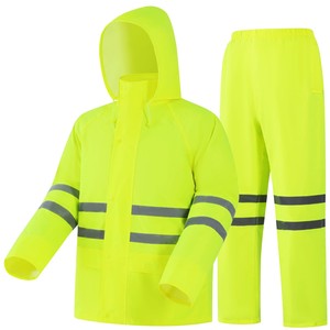 Chaqueta de trabajo de seguridad reflectante para hombre de alta calidad | Abrigo exterior a prueba de frío con capucha | Monos sanitarios Ropa de trabajo de alta visibilidad - Product Image 4