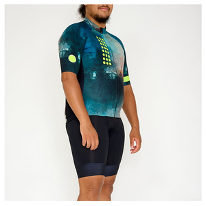 Maillot de ciclismo para hombre, camiseta de manga corta transpirable de secado rápido para bicicleta, camiseta de bicicleta de montaña y carretera que absorbe la humedad - Product Image 2