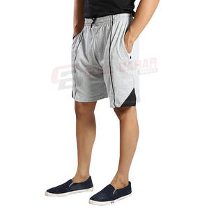 กางเกงขาสั้นสำหรับผู้ชายกางเกงขาสั้นปักลายสำหรับฤดูร้อนแห้งเร็วแบบลำลองธรรมดาเอวกลางแบบนอนวูฟเวนสีทึบมีตำแหน่งที่ดีที่สุด - Product Image 3