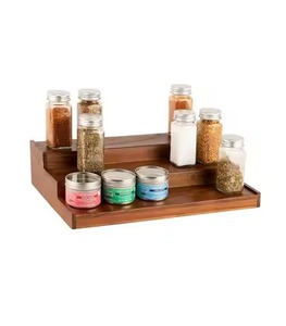 Nouveaux ustensiles de cuisine maison hôtel stockage organisateur armoire étagère à épices utiliser haute premium 2 niveaux étagère à épices - Product Image 5