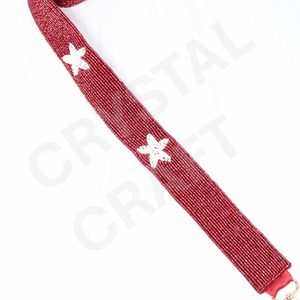 สายกระเป๋าลูกปัดเม็ดหัวใจแบบแข็งสำหรับกระเป๋าเครื่องประดับแฟชั่น - Product Image 3