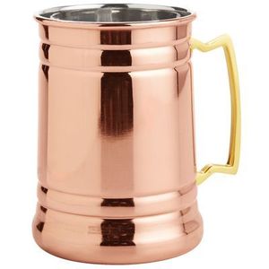 Carafe à eau en cuivre martelé de qualité supérieure avec couvercle élégant et design moderne de poignée en laiton - Product Image 5