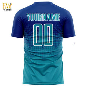 Ropa de fútbol transpirable de poliéster 100% para hombre, camisetas de fútbol personalizadas con logotipo, uniformes de sublimación para jugadores de fútbol - Product Image 3