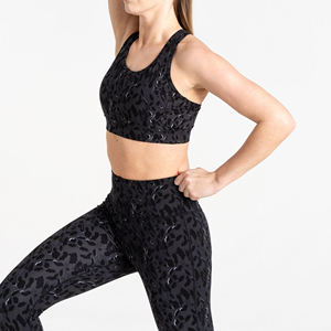 Sujetador deportivo transpirable de soporte medio sin costuras para alto para Impact Fitness Logo personalizado Sujetador de Yoga de estilo simple para mujer - Product Image 5