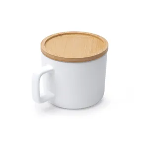 Tazza in Ceramica e Bambù Personalizzata Neris, Gadget Unico e Personalizzabile - Product Image 4