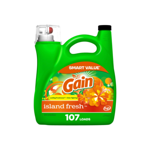 Détergent à lessive liquide Gain + Odor Defense 184 fl oz compatible HE, parfum Super Fresh Blast, 128 brassées - Product Image 4