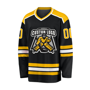 เครื่องแบบทีมฮ็อกกี้น้ำแข็งเสื้อถักลายแบบสั่งทำ - Product Image 2