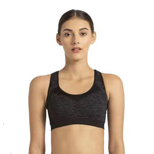 Sujetador deportivo para mujer, sujetador de entrenamiento de gimnasio acolchado de alto soporte, ropa deportiva transpirable de secado rápido para Yoga y entrenamiento diario - Product Image 1