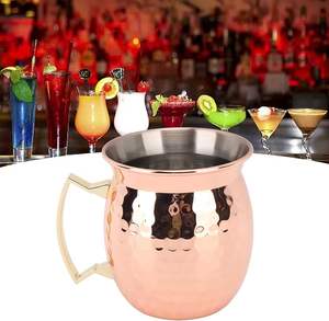 Mug en cuivre pur de qualité supérieure, écologique, avec finition lisse artisanale, grande capacité pour la restauration et les événements - Product Image 6